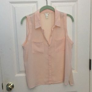 Light Pink Sheer Top